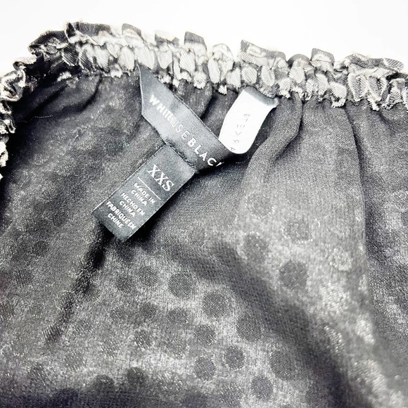 White House Black Market Polka Dot Top - Picture 5 of 6